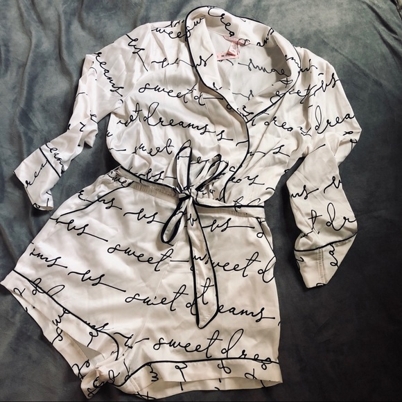 Victoria's Secret Other - Victoria’s Secret Satin Jumpsuit pajama